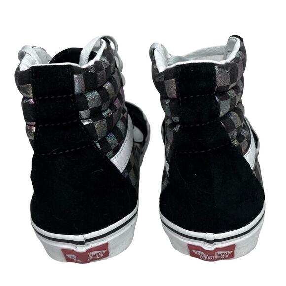 Vans High Top Iridescent Checkerboard Size 8.5 - Picture 5 of 5